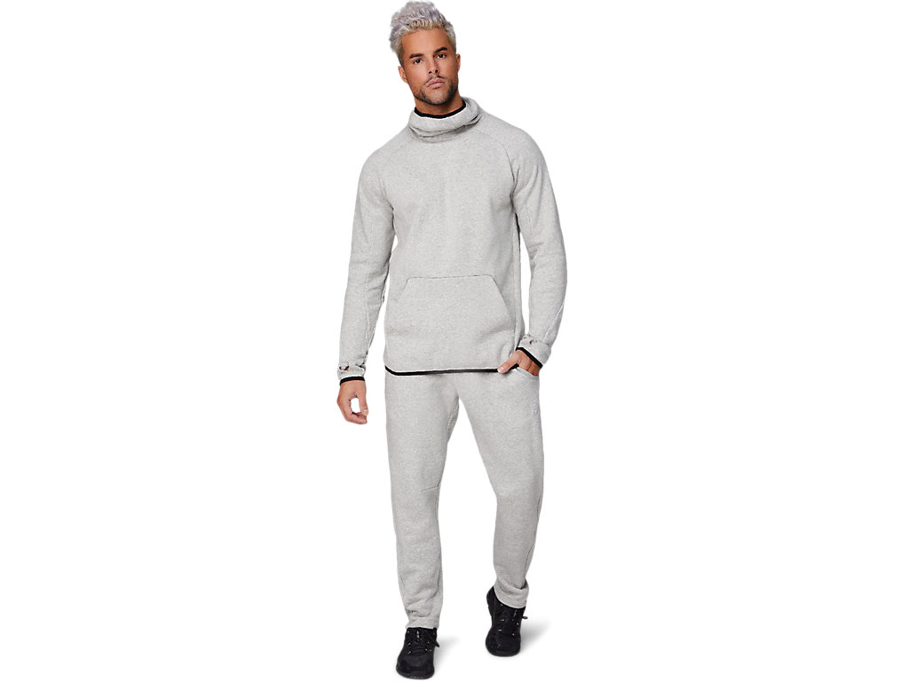 Men's Asics Thermal Pants Grey | 1649-DRVBW