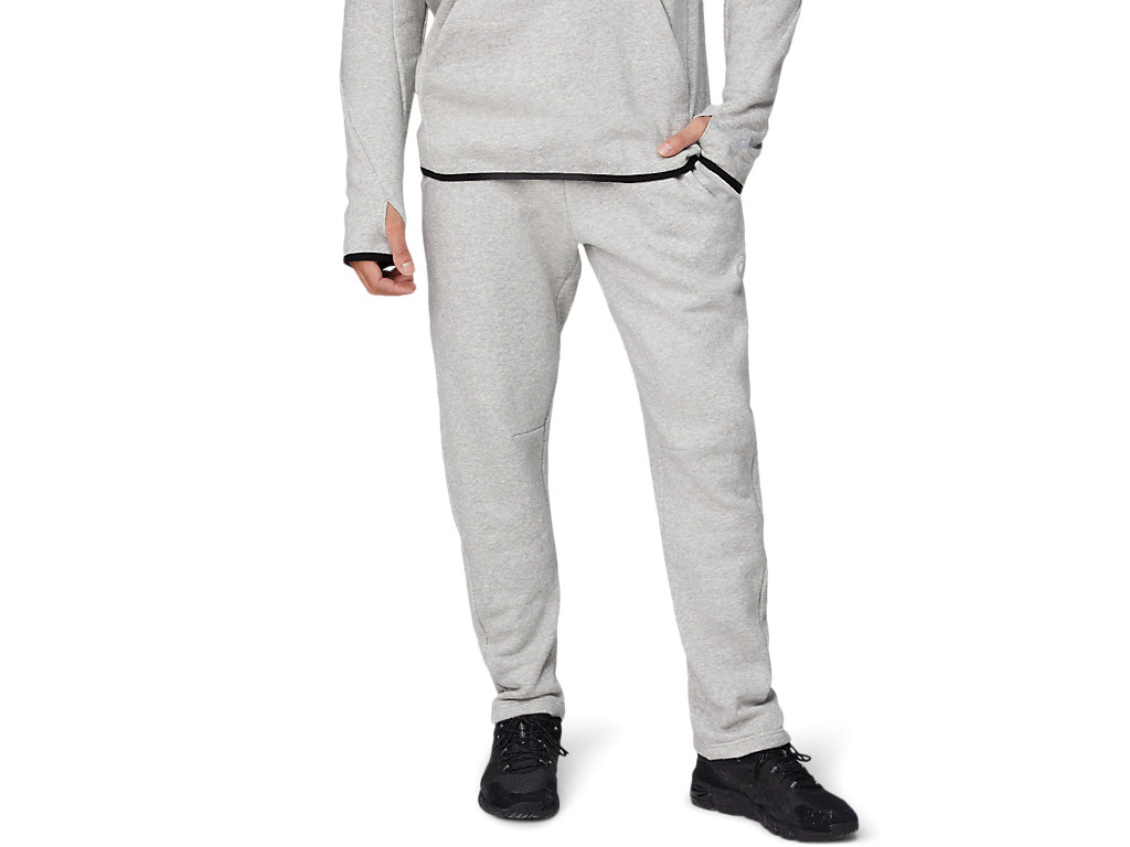 Men\'s Asics Thermal Pants Grey | 1649-DRVBW