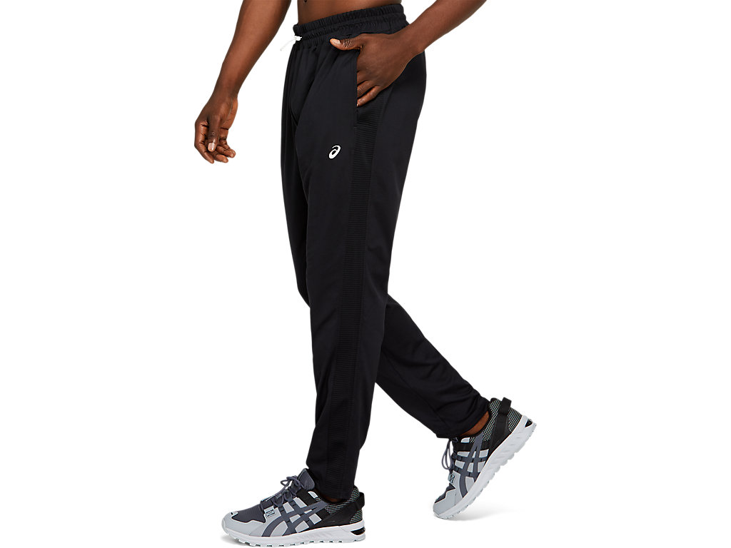 Men's Asics Thermopolis Fleece Taper Pants Black | 0285-GCIYP