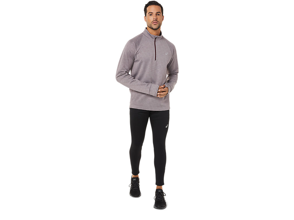 Men's Asics Thermopolis Winter Pants Black | 0348-ZWFTL