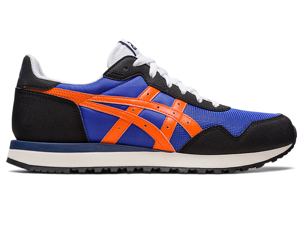 Men\'s Asics Tiger Runner Ii Sneakers Blue | 0254-GFLZP