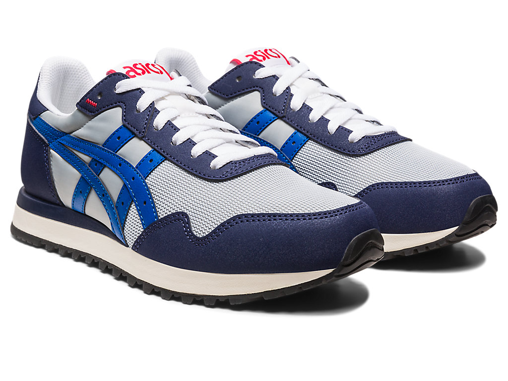 Men's Asics Tiger Runner Ii Sneakers Grey / Navy | 4823-SPGFA