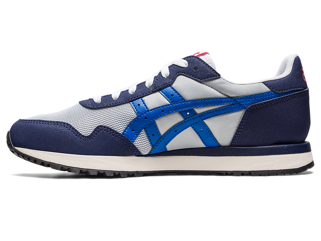 Men's Asics Tiger Runner Ii Sneakers Grey / Navy | 4823-SPGFA