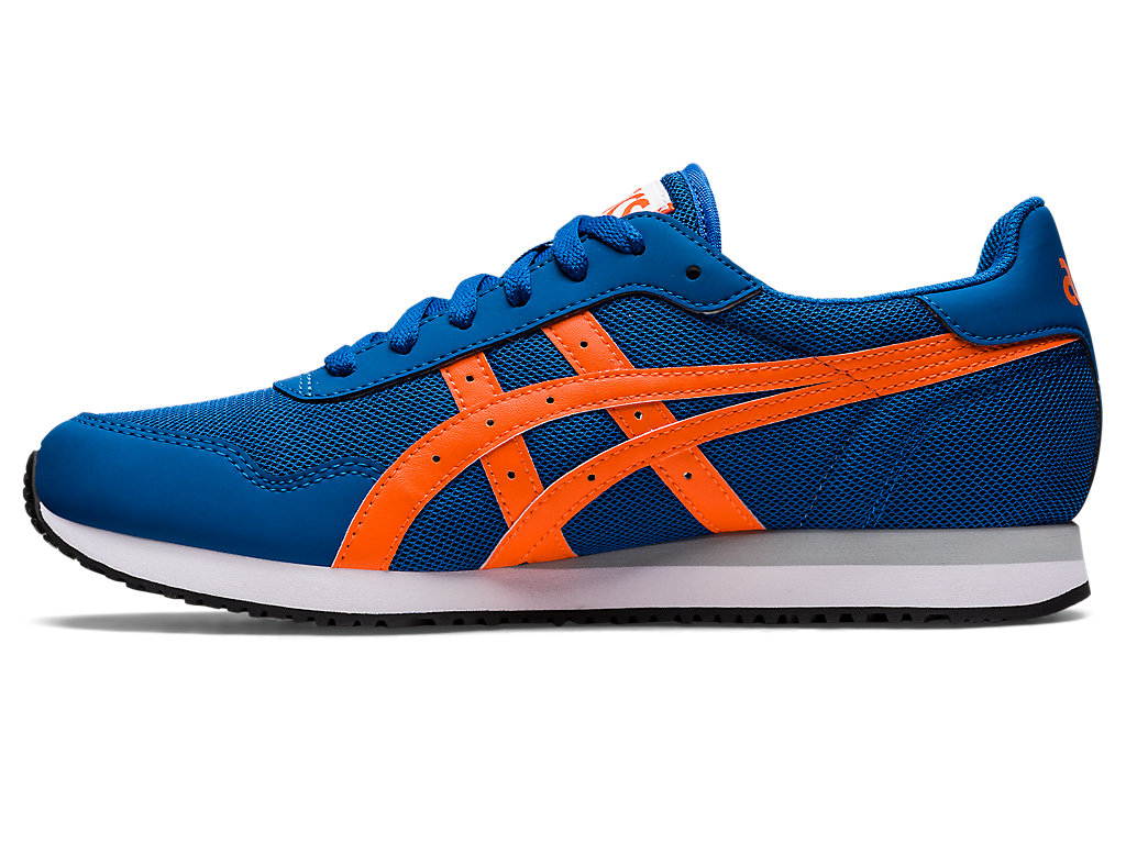 Men's Asics Tiger Runner Sneakers Blue | 4908-BFHWN