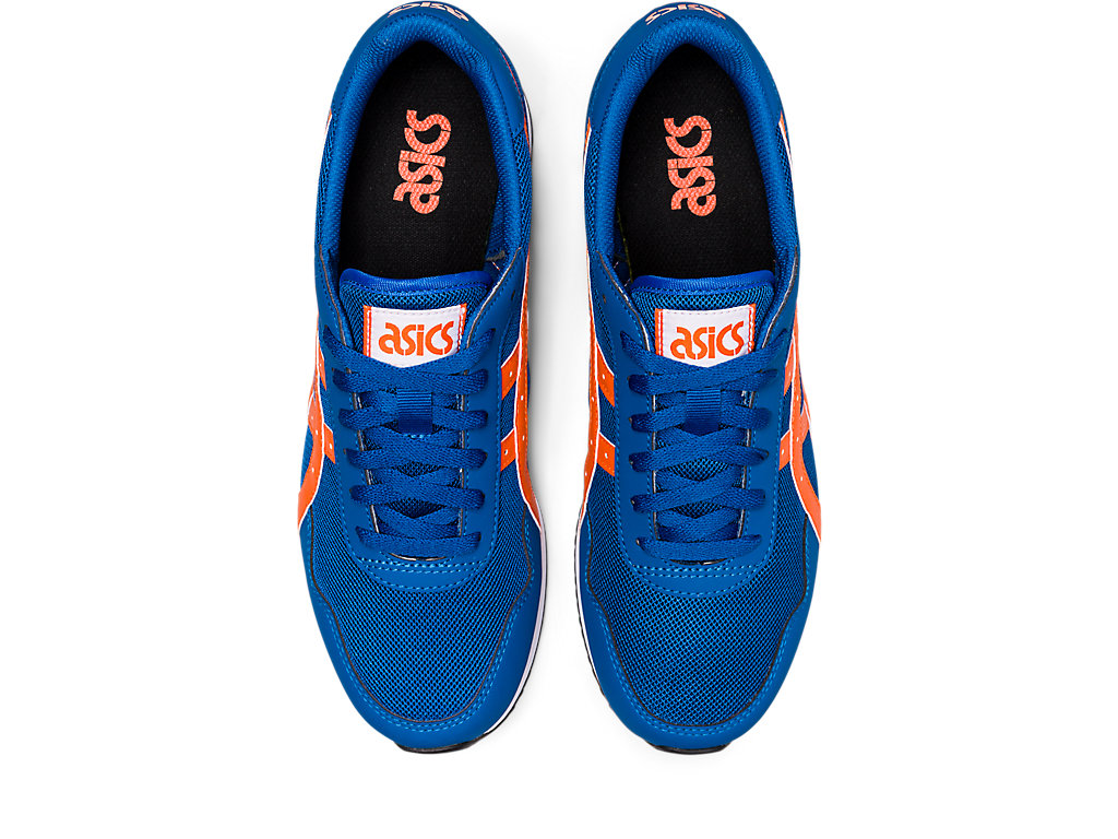 Men's Asics Tiger Runner Sneakers Blue | 4908-BFHWN