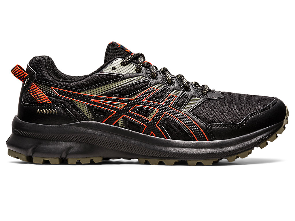 Men\'s Asics Trail Scout 2 (4E) Trail Running Shoes Black / Pink | 7681-NEFPC