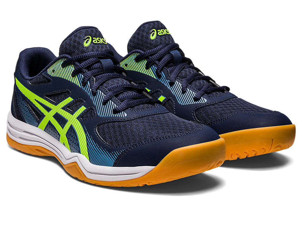 Men's Asics Upcourt 5 Volleyball Shoes Green | 9718-EKNXM