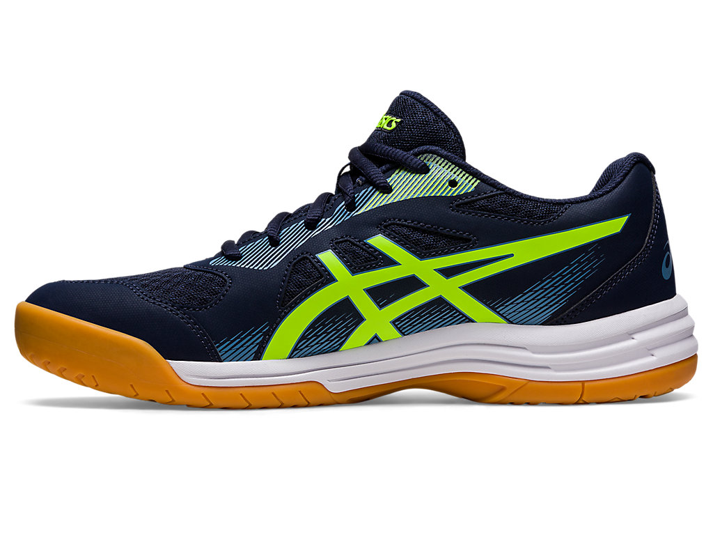 Men's Asics Upcourt 5 Volleyball Shoes Green | 9718-EKNXM