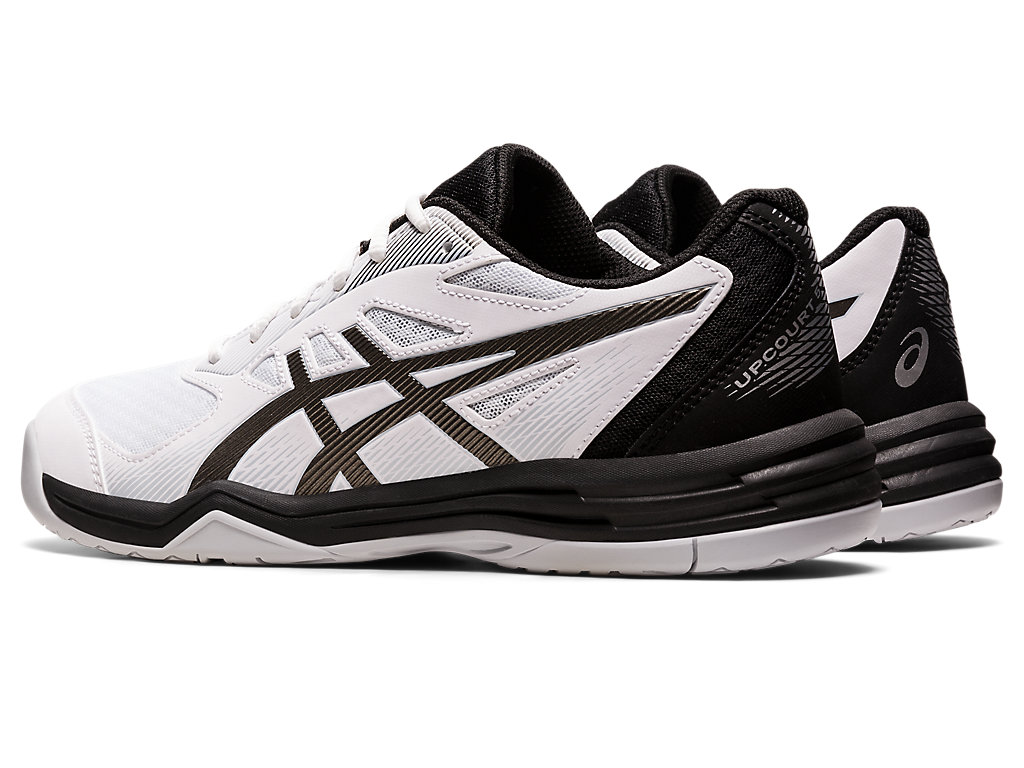 Men's Asics Upcourt 5 Volleyball Shoes White / Grey | 8975-DWCVZ