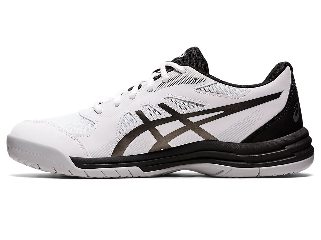 Men's Asics Upcourt 5 Volleyball Shoes White / Grey | 8975-DWCVZ