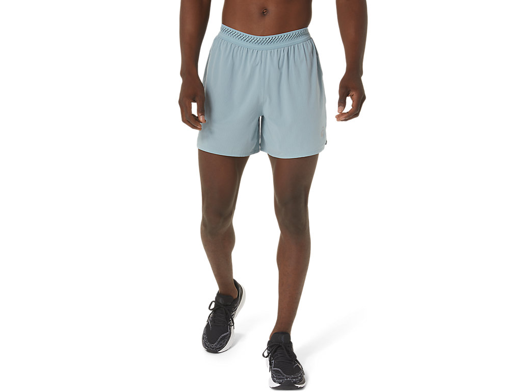 Men\'s Asics Ventilate 5in Shorts Light Grey | 3780-KHPWZ