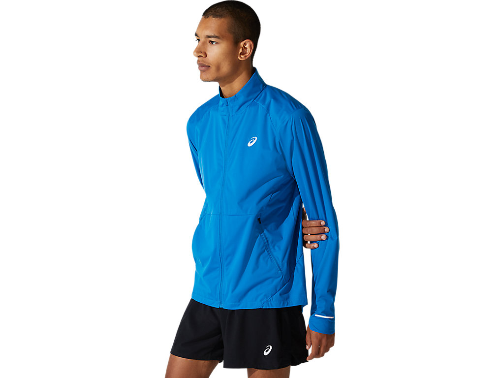 Men's Asics Ventilate Jackets Blue | 1084-HCBSM