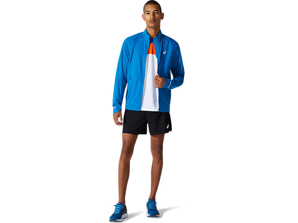 Men's Asics Ventilate Jackets Blue | 1084-HCBSM