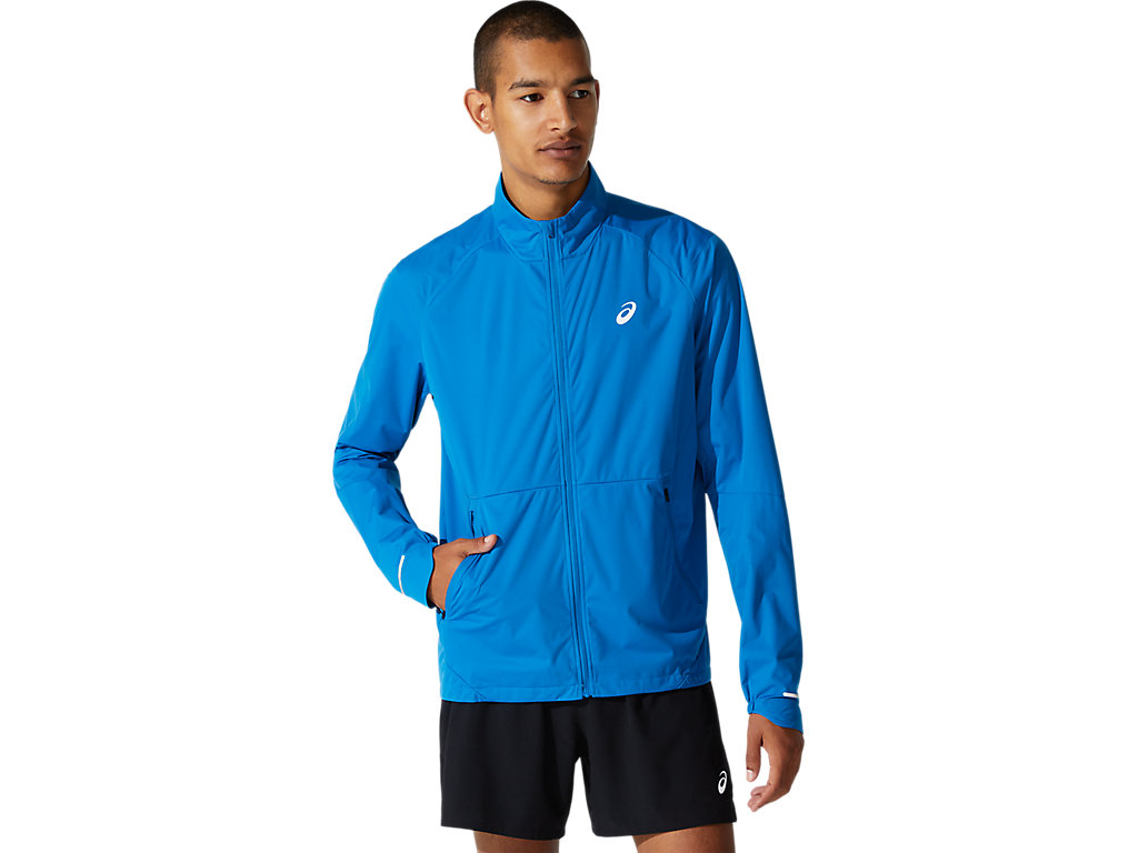 Men\'s Asics Ventilate Jackets Blue | 1084-HCBSM