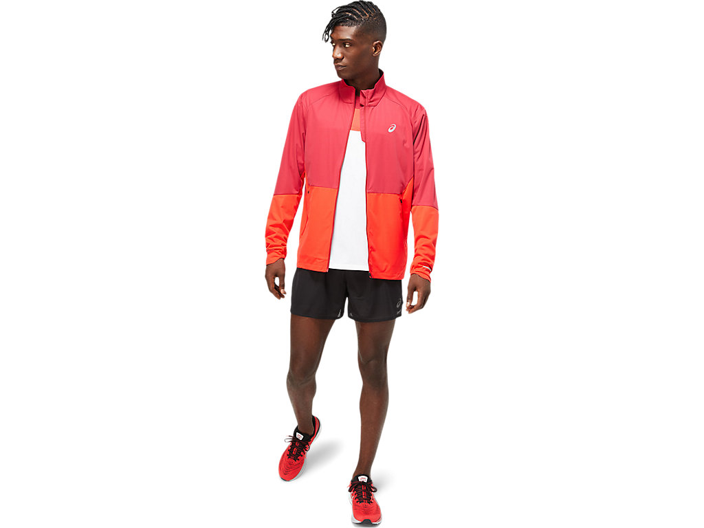 Men's Asics Ventilate Jackets Burgundy / Red | 4823-KEQSD