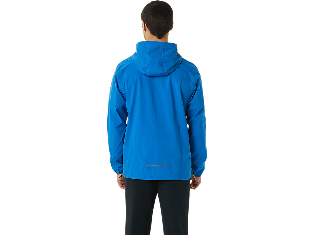 Men's Asics Waterproof Jackets Blue | 0287-UCQVS