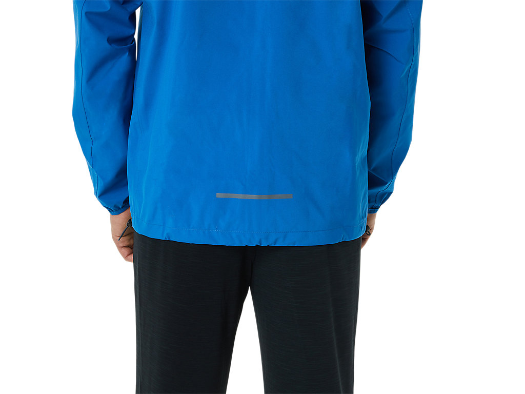 Men's Asics Waterproof Jackets Blue | 0287-UCQVS