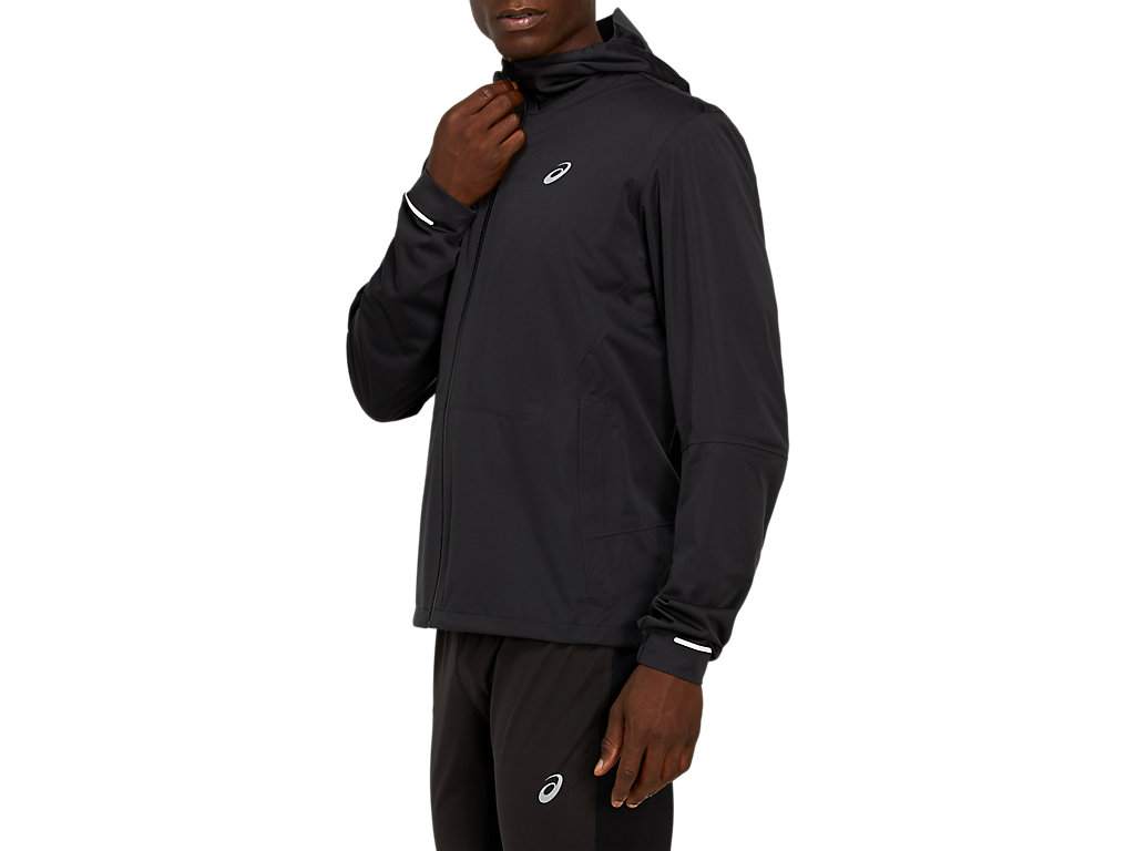 Men's Asics Winter Accelerate Jackets Black | 4896-GLTRN