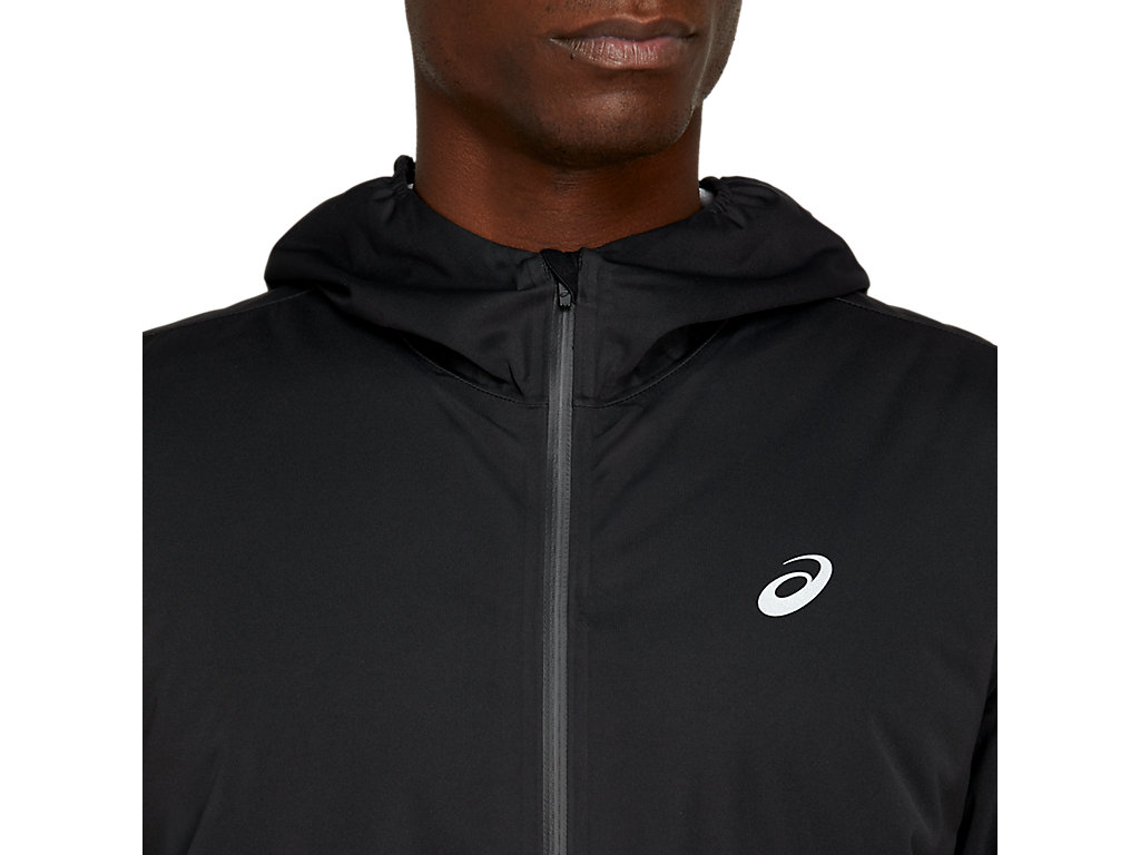 Men's Asics Winter Accelerate Jackets Black | 4896-GLTRN