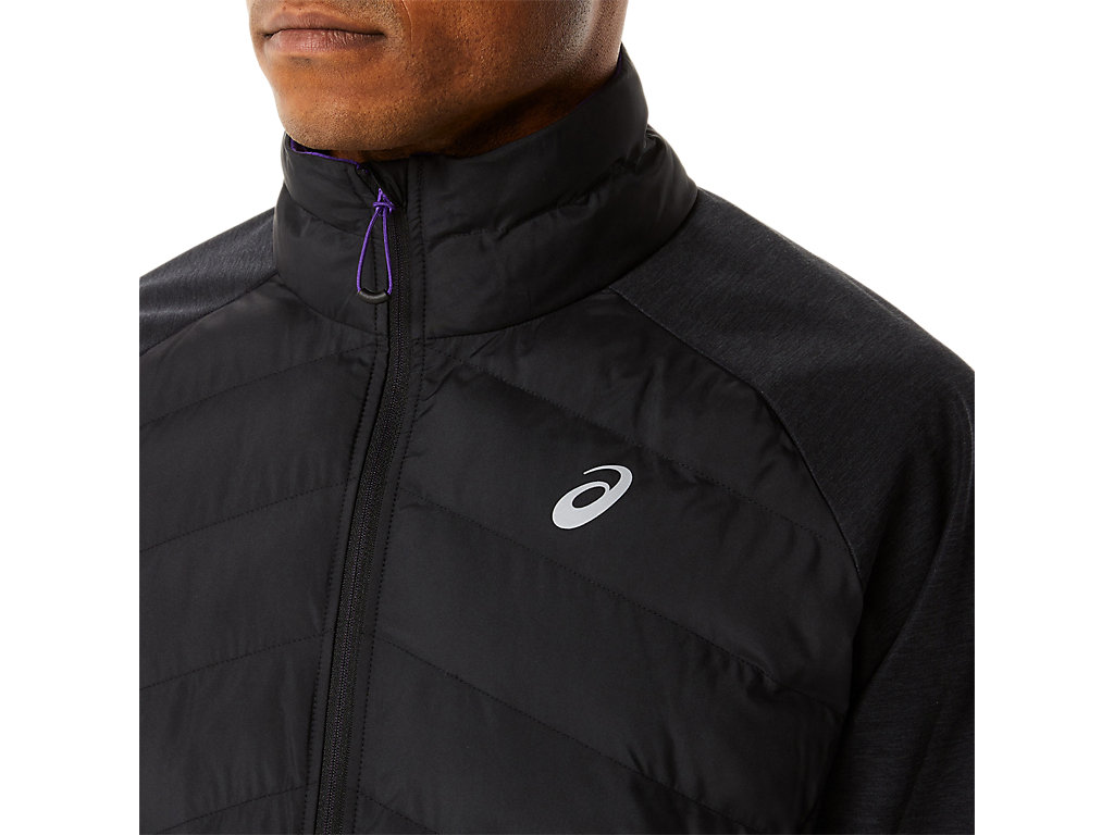 Men's Asics Winter Run Jackets Black / Black | 9382-NSLTV