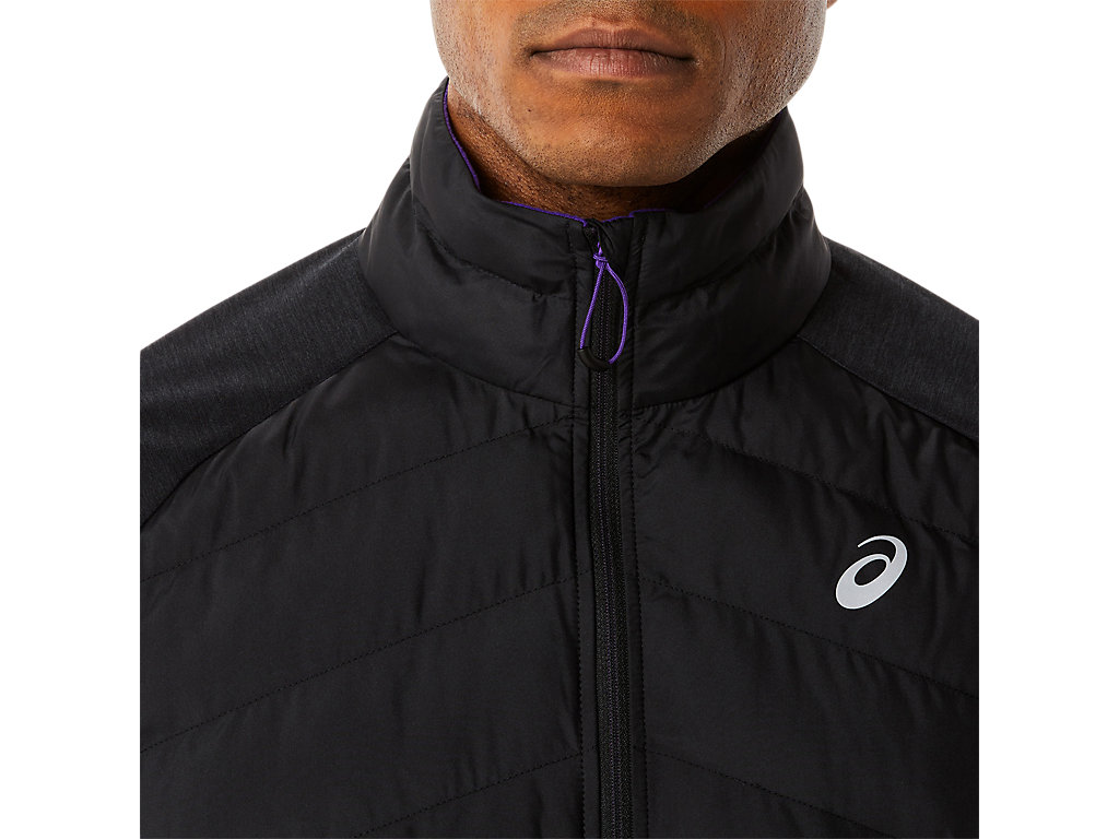 Men's Asics Winter Run Jackets Black / Black | 9382-NSLTV