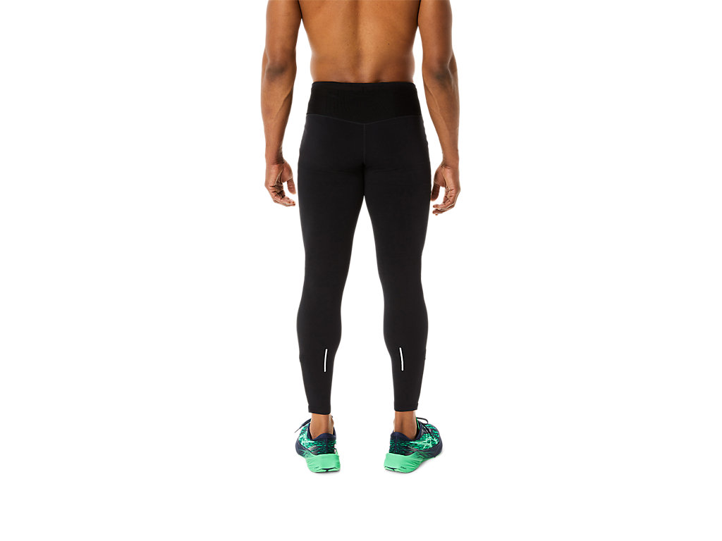 Men's Asics Winter Run Pants Black | 8491-YSLOE