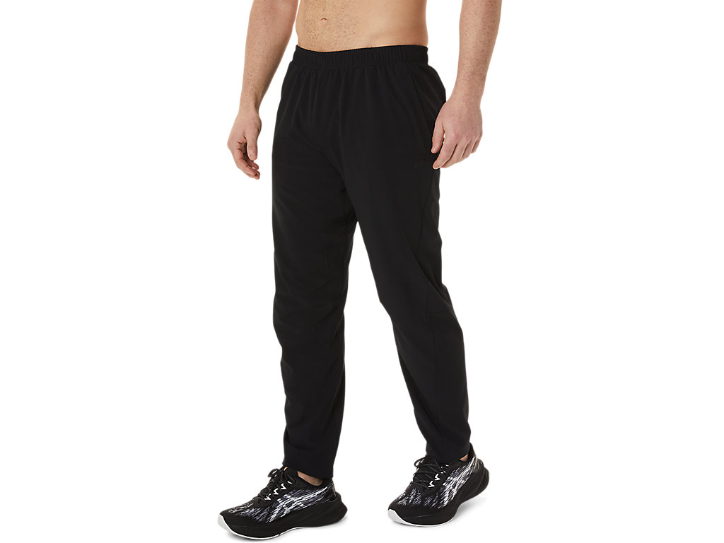 Men's Asics Wovens Pants Black | 0694-UTBGP