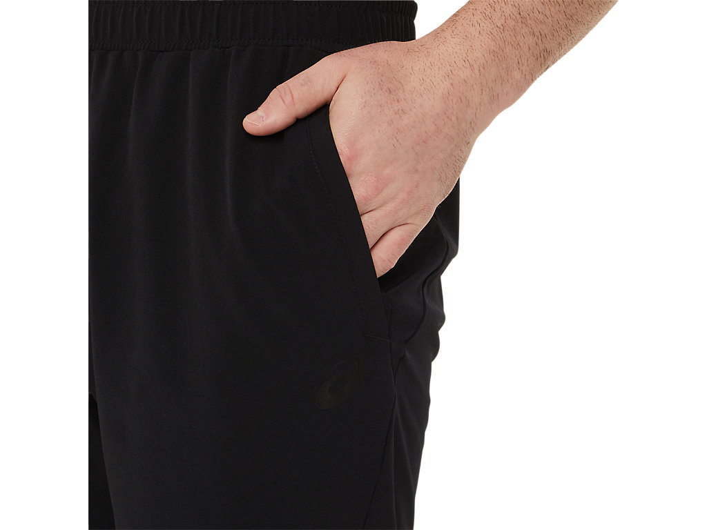 Men's Asics Wovens Pants Black | 0694-UTBGP