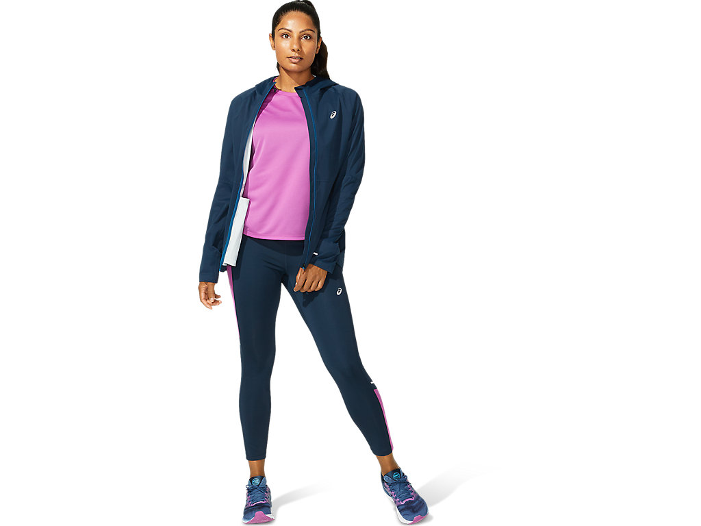 Women's Asics Accelerate Jackets Blue | 8423-ZHUDL