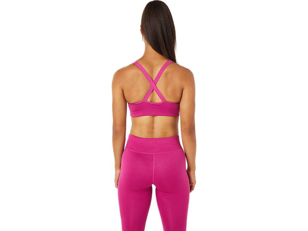 Women's Asics Accelerate Sports Bra Fuchsia Red | 4267-OZVSP