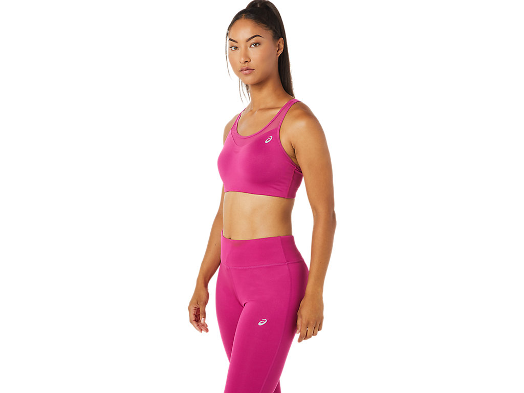 Women's Asics Accelerate Sports Bra Fuchsia Red | 4267-OZVSP