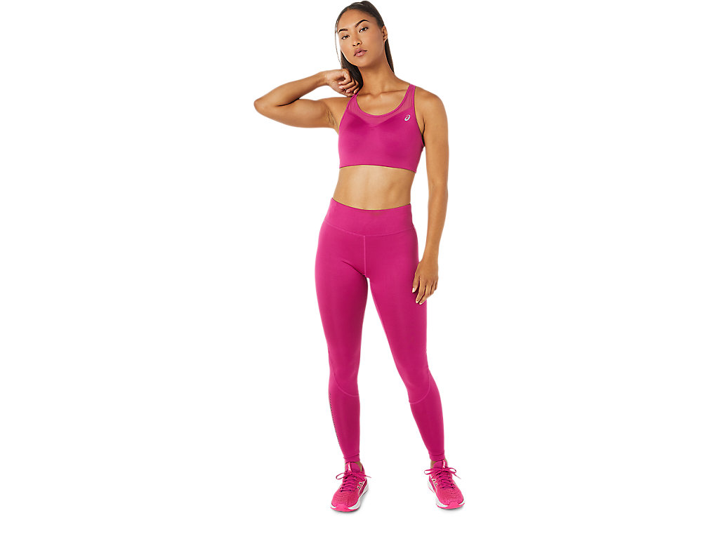 Women's Asics Accelerate Sports Bra Fuchsia Red | 4267-OZVSP