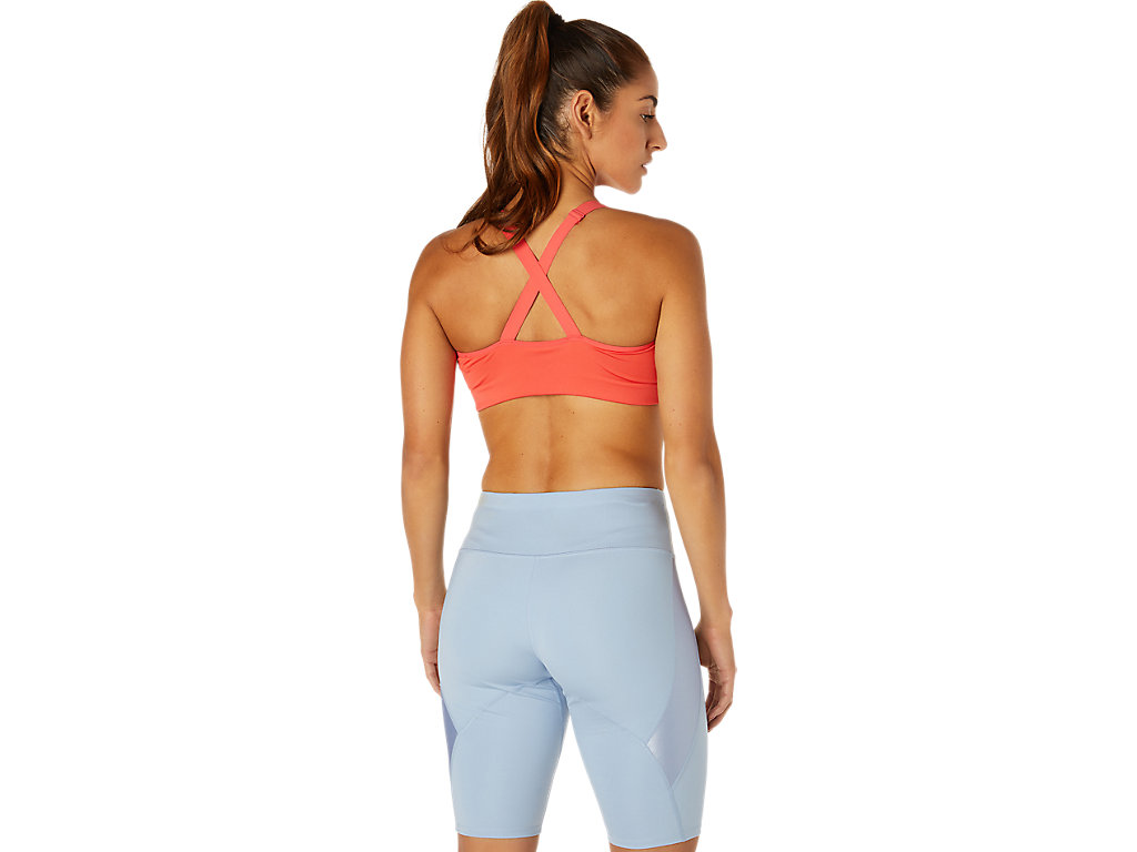 Women's Asics Accelerate Sports Bra Pink | 5120-MOIHV