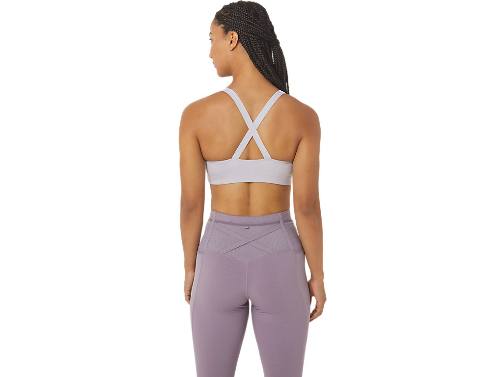 Women's Asics Accelerate Sports Bra Purple | 5432-SQHAD