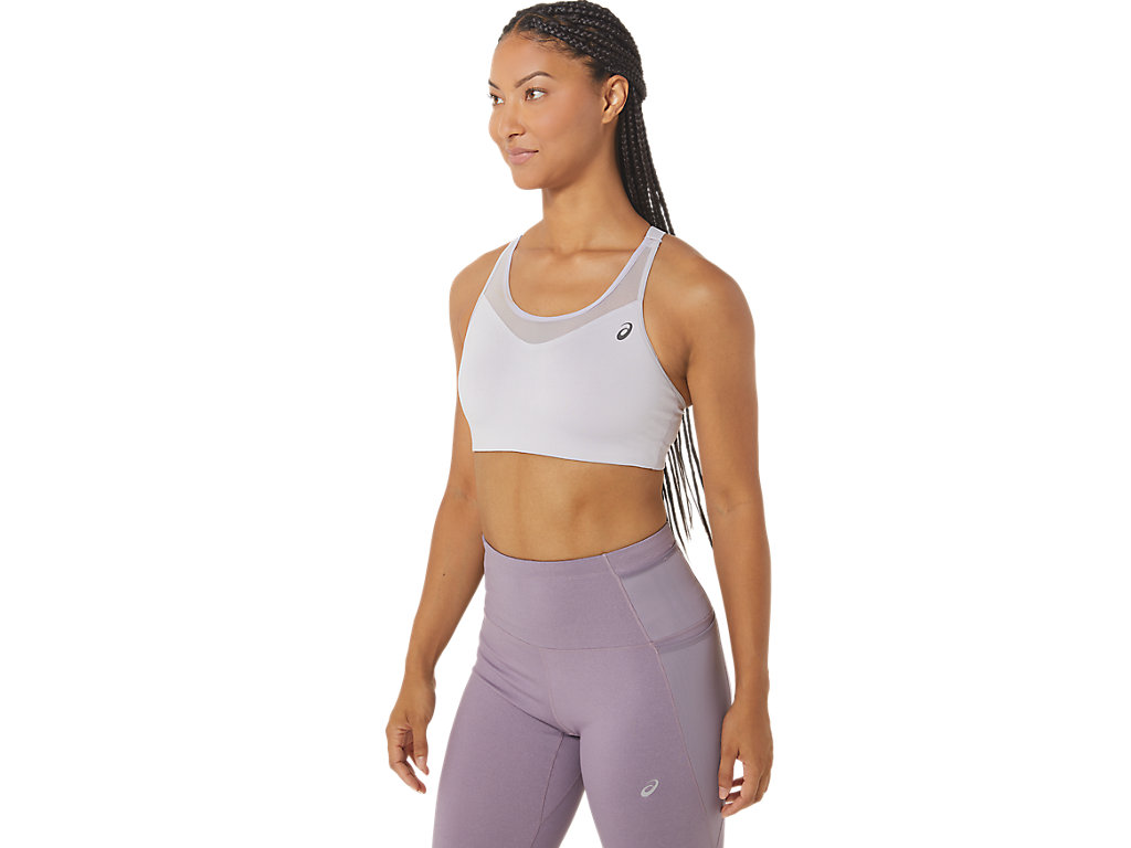 Women's Asics Accelerate Sports Bra Purple | 5432-SQHAD