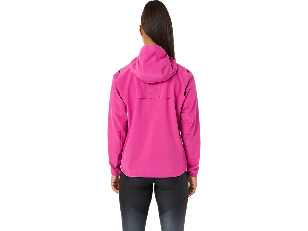 Women's Asics Accelerate Waterproof 2.0 Jackets Fuchsia Red | 1879-NXBIK