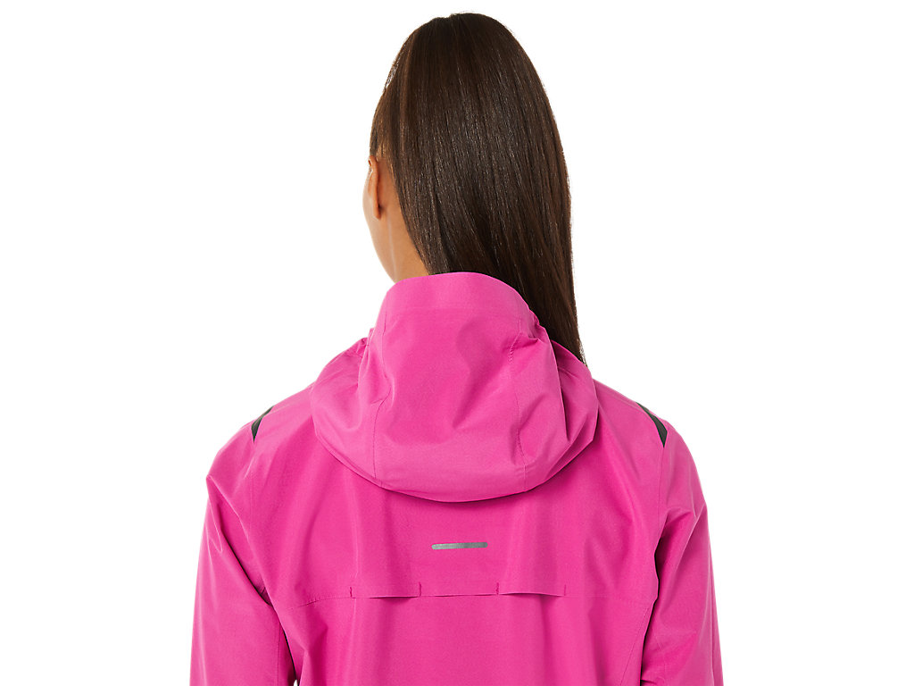 Women's Asics Accelerate Waterproof 2.0 Jackets Fuchsia Red | 1879-NXBIK