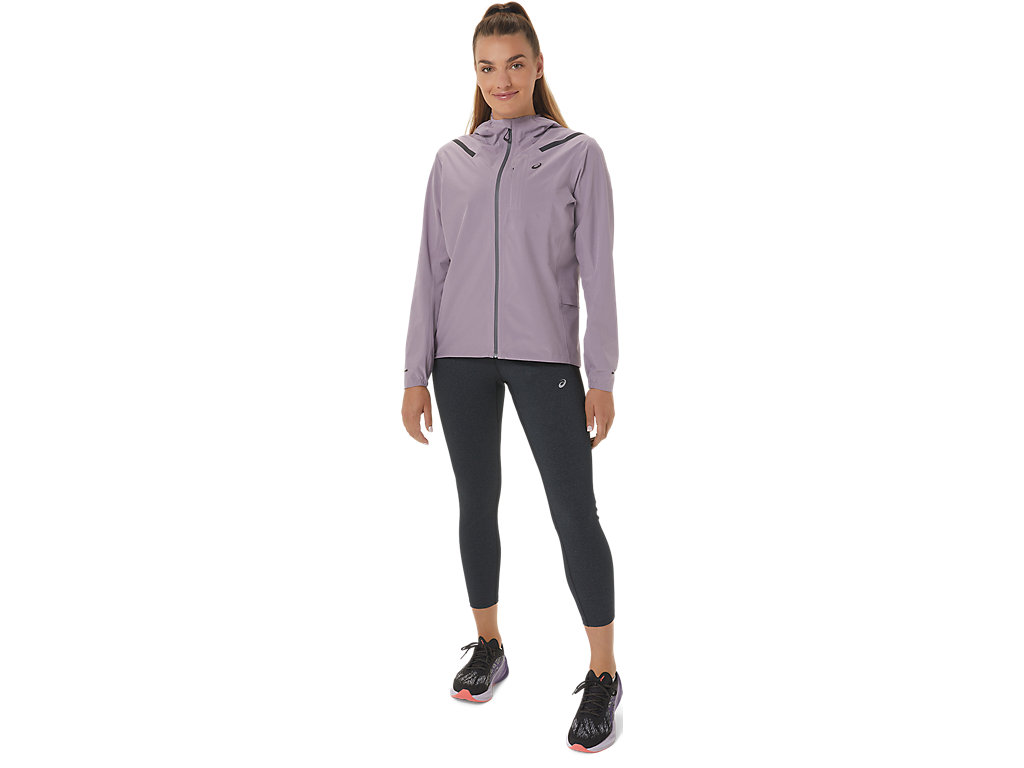 Women's Asics Accelerate Waterproof 2.0 Jackets Purple | 1908-JNYVC