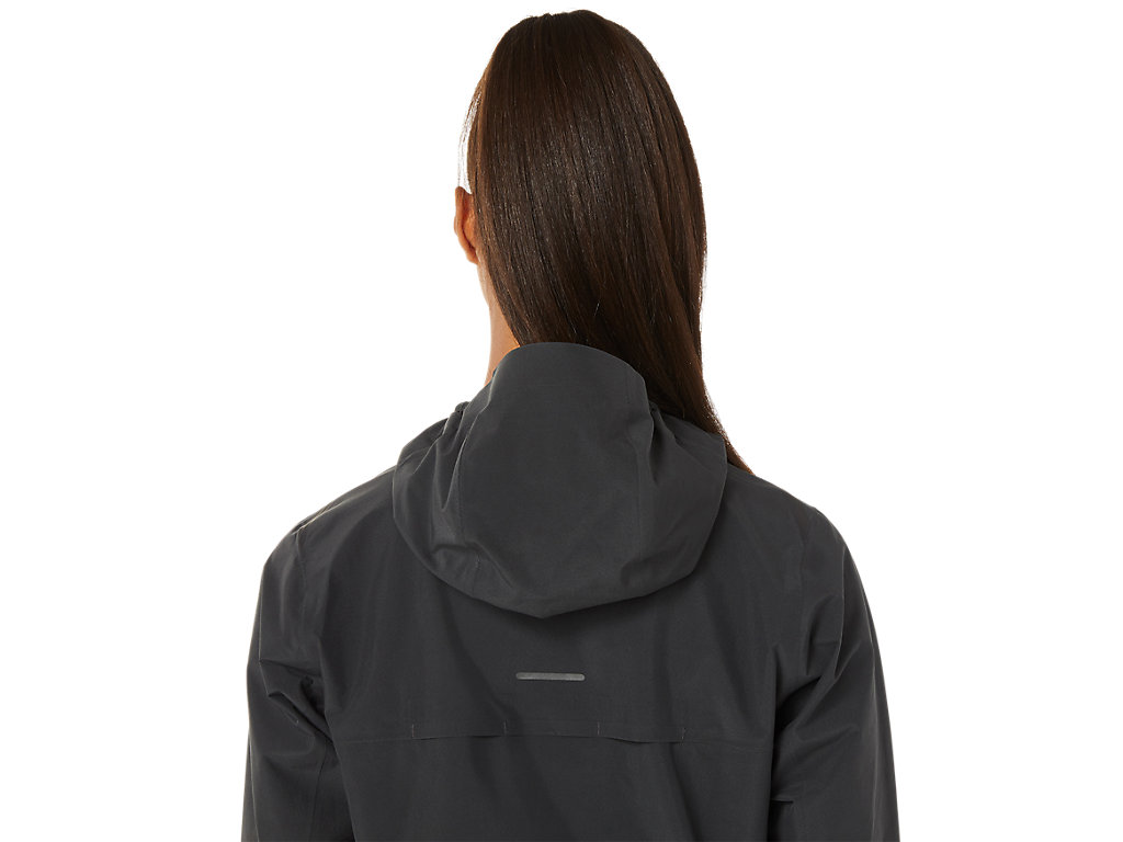 Women's Asics Accelerate Waterproof 2.0 Jackets Deep Grey | 7850-OXLTZ