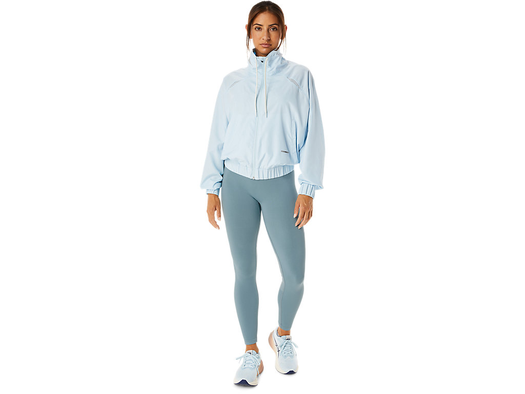 Women's Asics Actibreeze Woven Jackets Blue | 8130-BIFAW