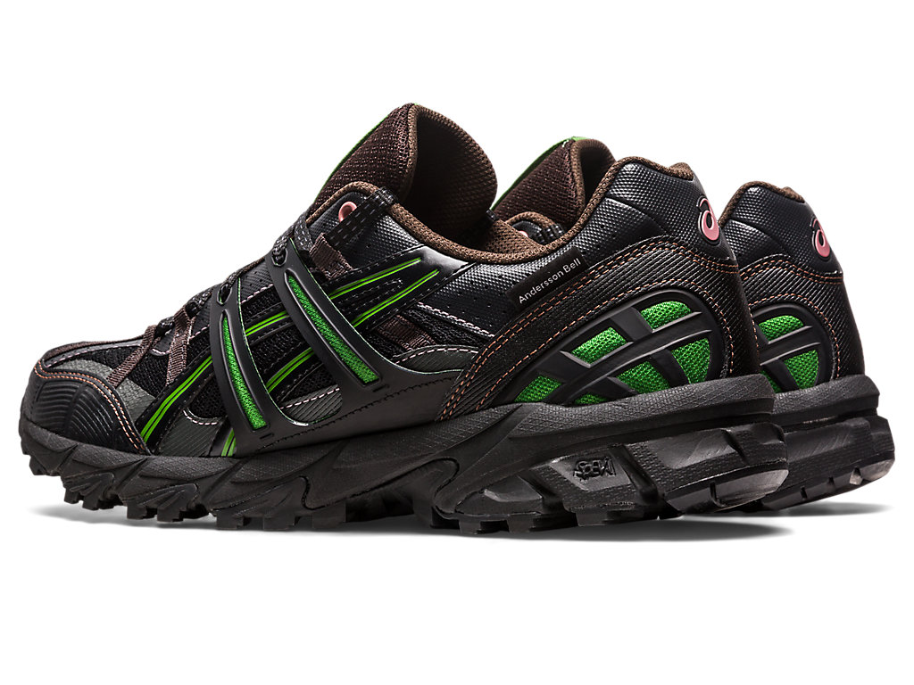 Women's Asics Andersson Bell X Gel-Sonoma 15-50 Trail Running Shoes Black / Green | 6354-RPDCN