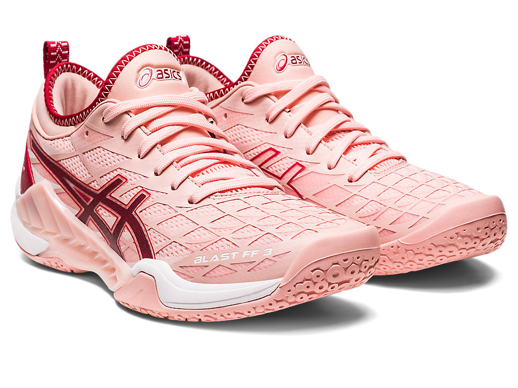 Women's Asics Blast Ff 3 Volleyball Shoes Rose | 8371-NBEUS