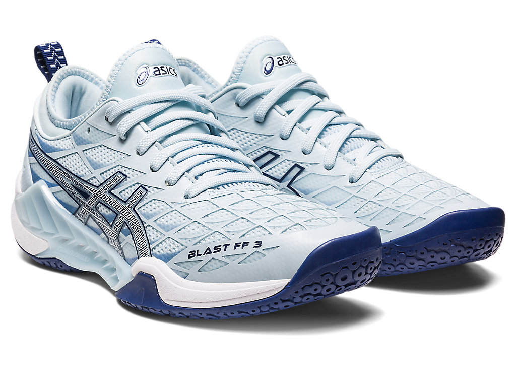 Women's Asics Blast Ff 3 Volleyball Shoes Blue / Indigo Blue | 8601-RXYBK