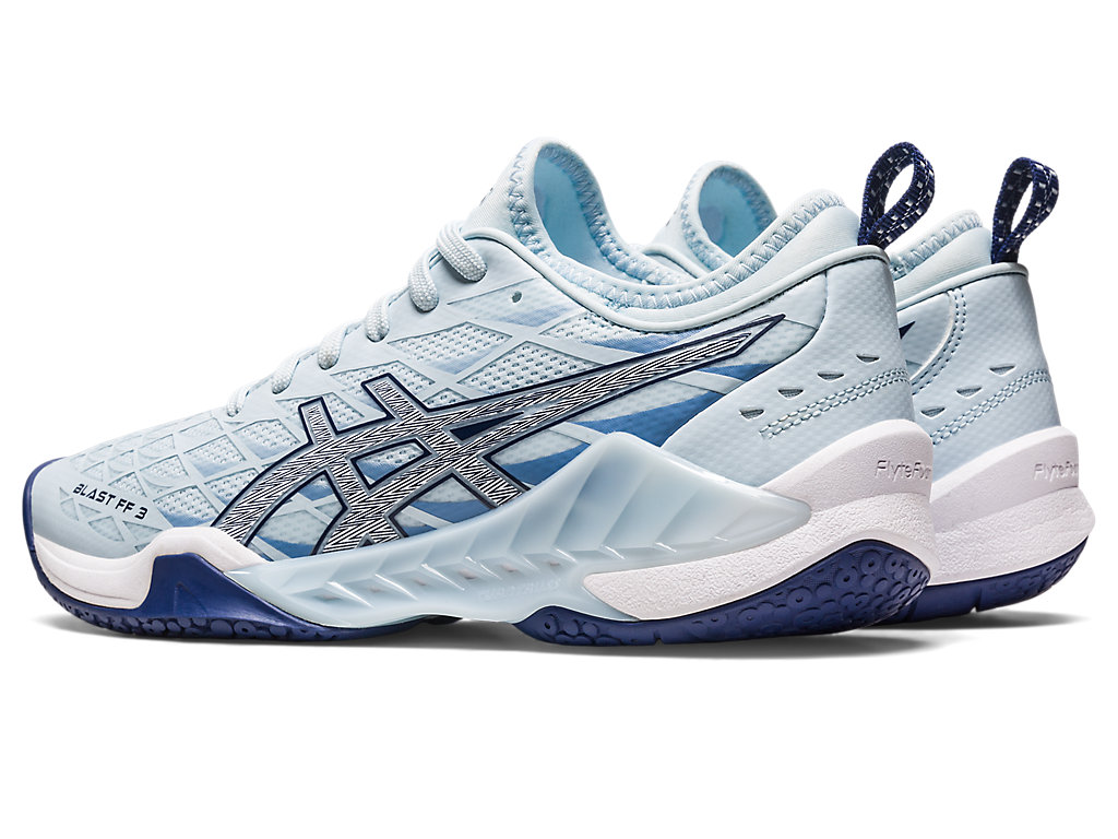 Women's Asics Blast Ff 3 Volleyball Shoes Blue / Indigo Blue | 8601-RXYBK