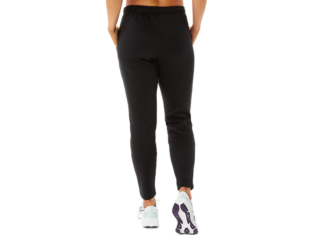 Women's Asics Brushed Knit Pants Black | 9187-RQCST