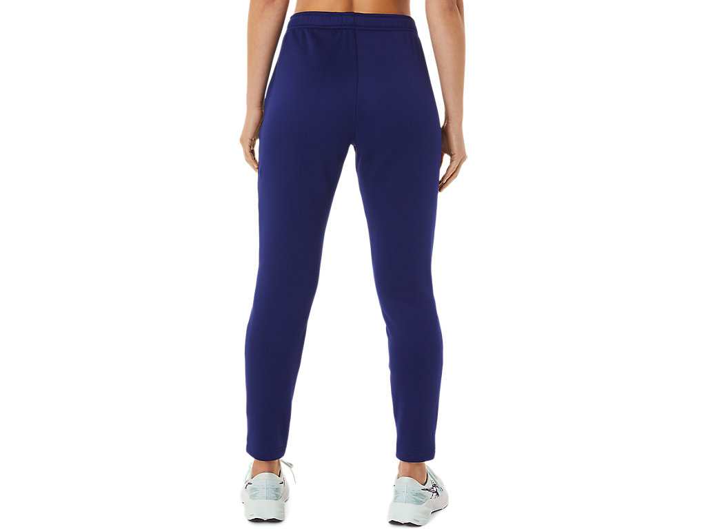 Women's Asics Brushed Knit Pants Blue | 4235-WSZPH