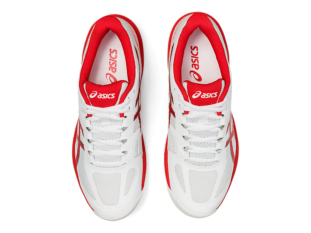 Women's Asics Court Speed Ff Tennis Shoes White / Red | 0549-UOSYT