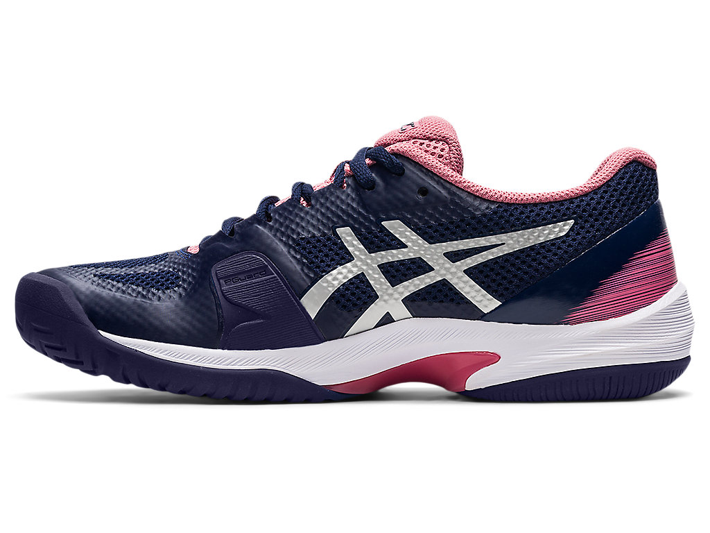 Women's Asics Court Speed Ff Tennis Shoes Navy / Silver | 3980-EZSNR