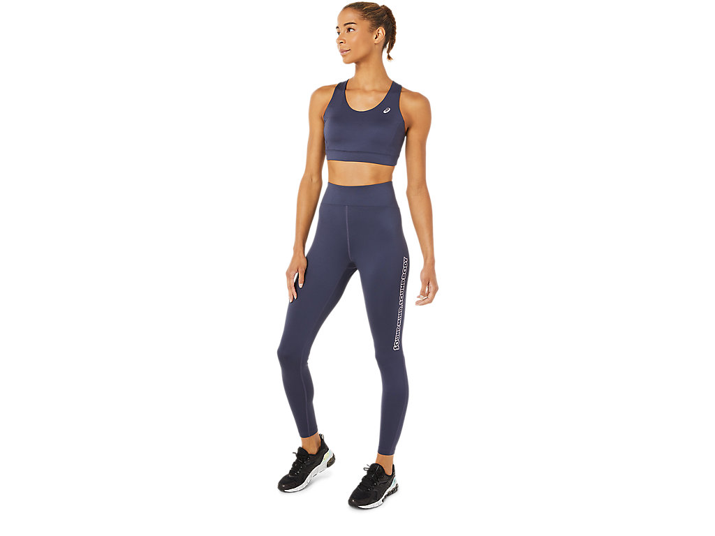 Women's Asics Cross Back Strapped Sports Bra Indigo | 2317-VSHPA