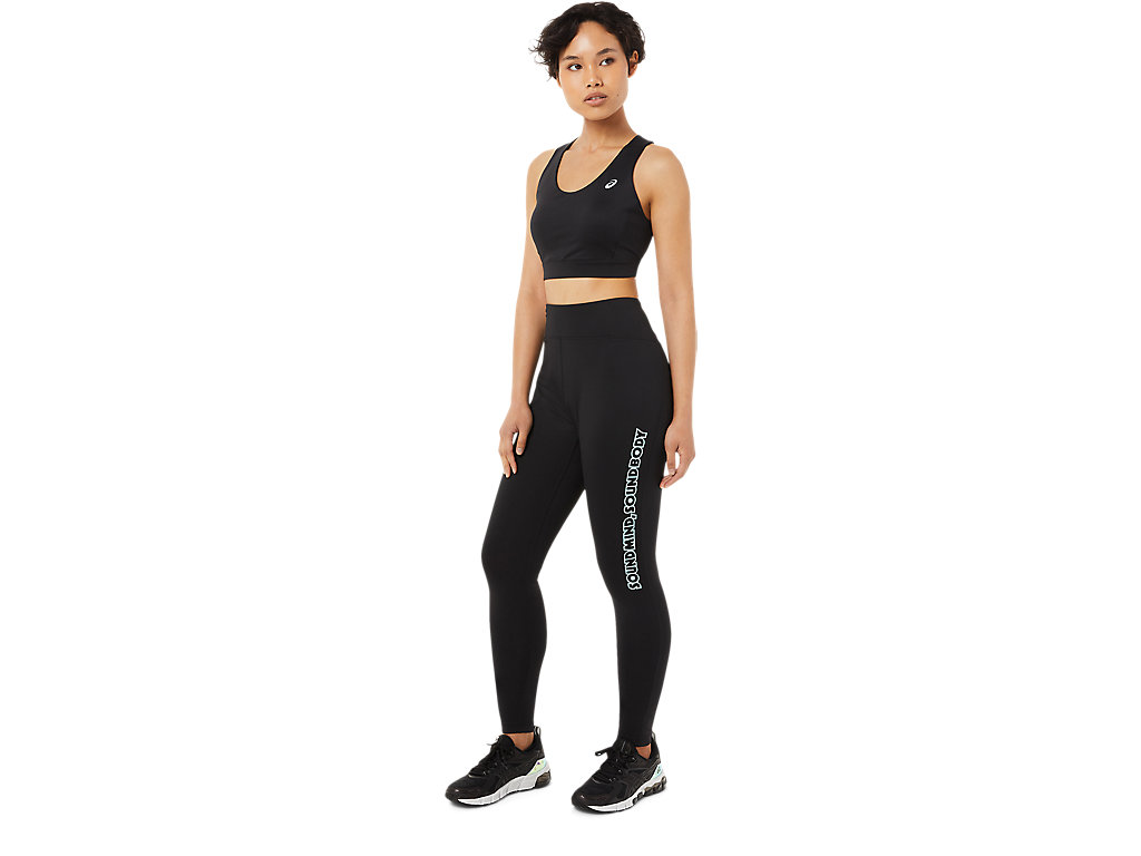 Women's Asics Cross Back Strapped Sports Bra Black | 9847-PBLCR